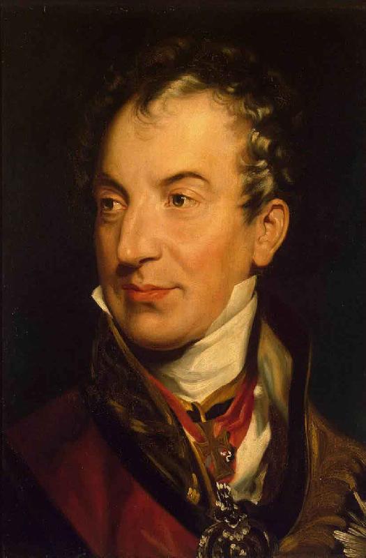 Sir Thomas Lawrence Portrait of Klemens Wenzel von Metternich